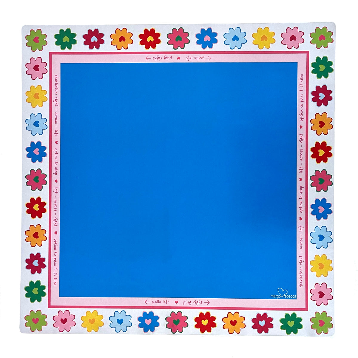 Mahjong Lavender Floral Mat