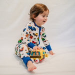 Load image into Gallery viewer, little truckers pajamas

