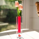 Load image into Gallery viewer, colored acrylic bud vase
