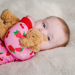 Load image into Gallery viewer, strawberry fields pajamas
