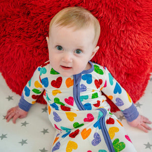 rainbow love pajamas