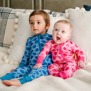 smile child pink pajamas
