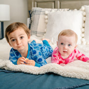 smile child pink pajamas