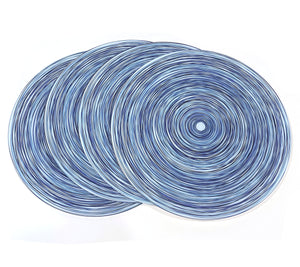 set of 4 placemats - aqua nest