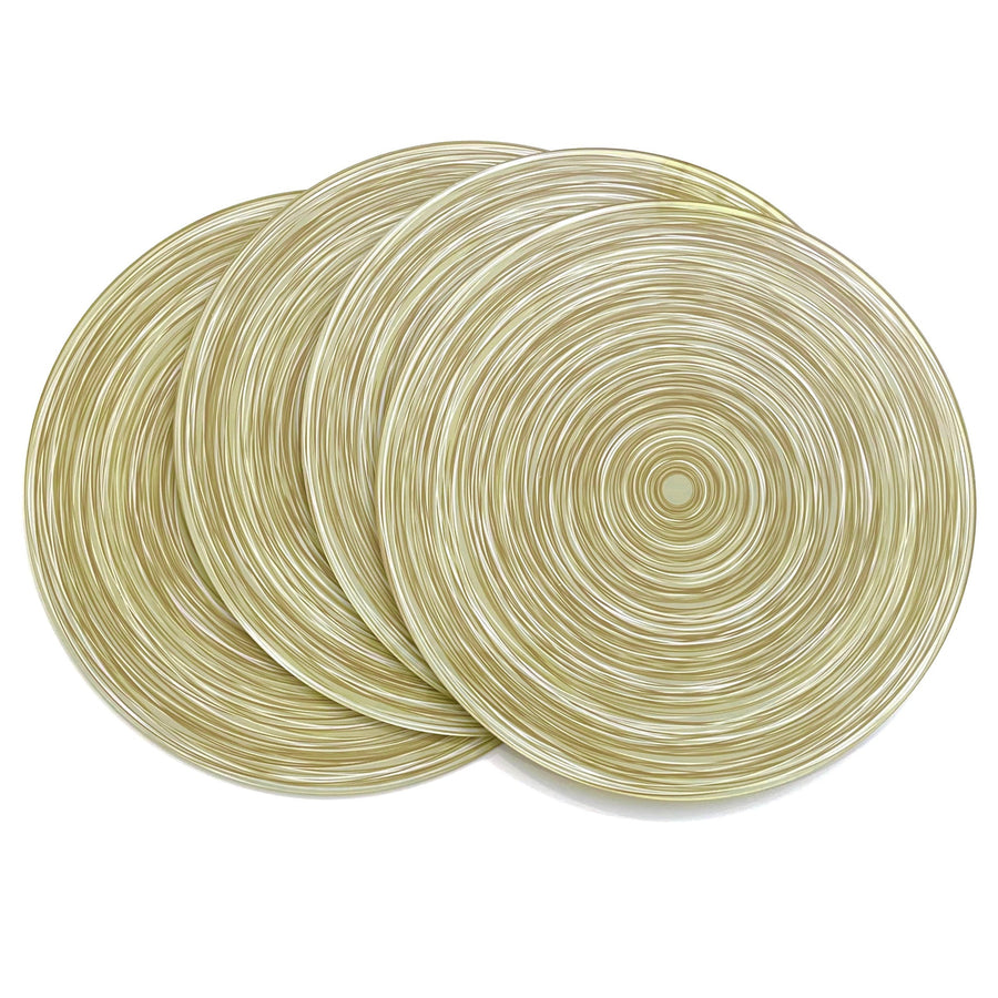set of 4 placemats - khaki nest