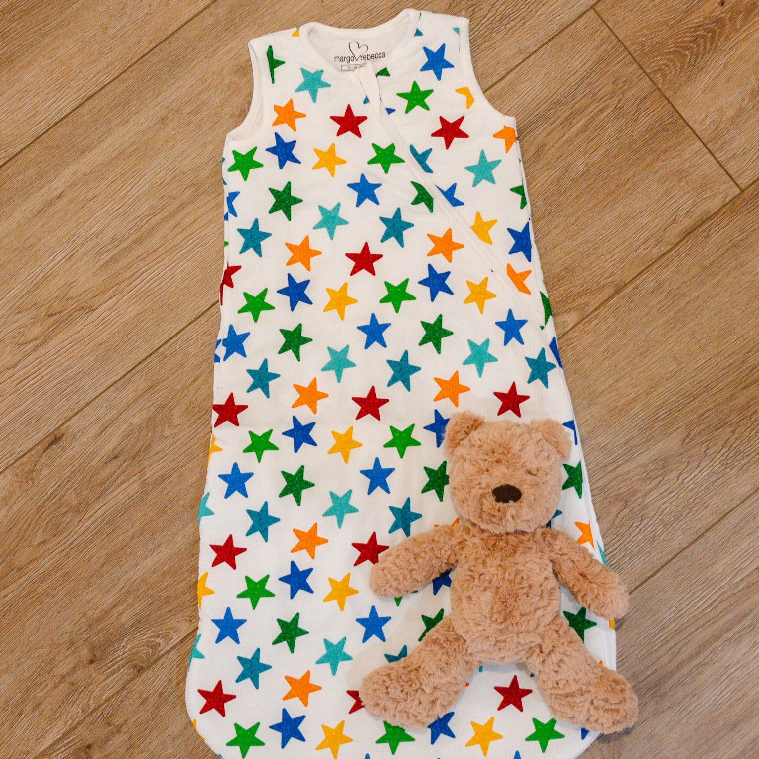 rainbow star sleep sack