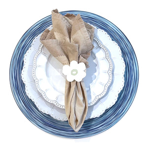 set of 4 placemats - aqua nest