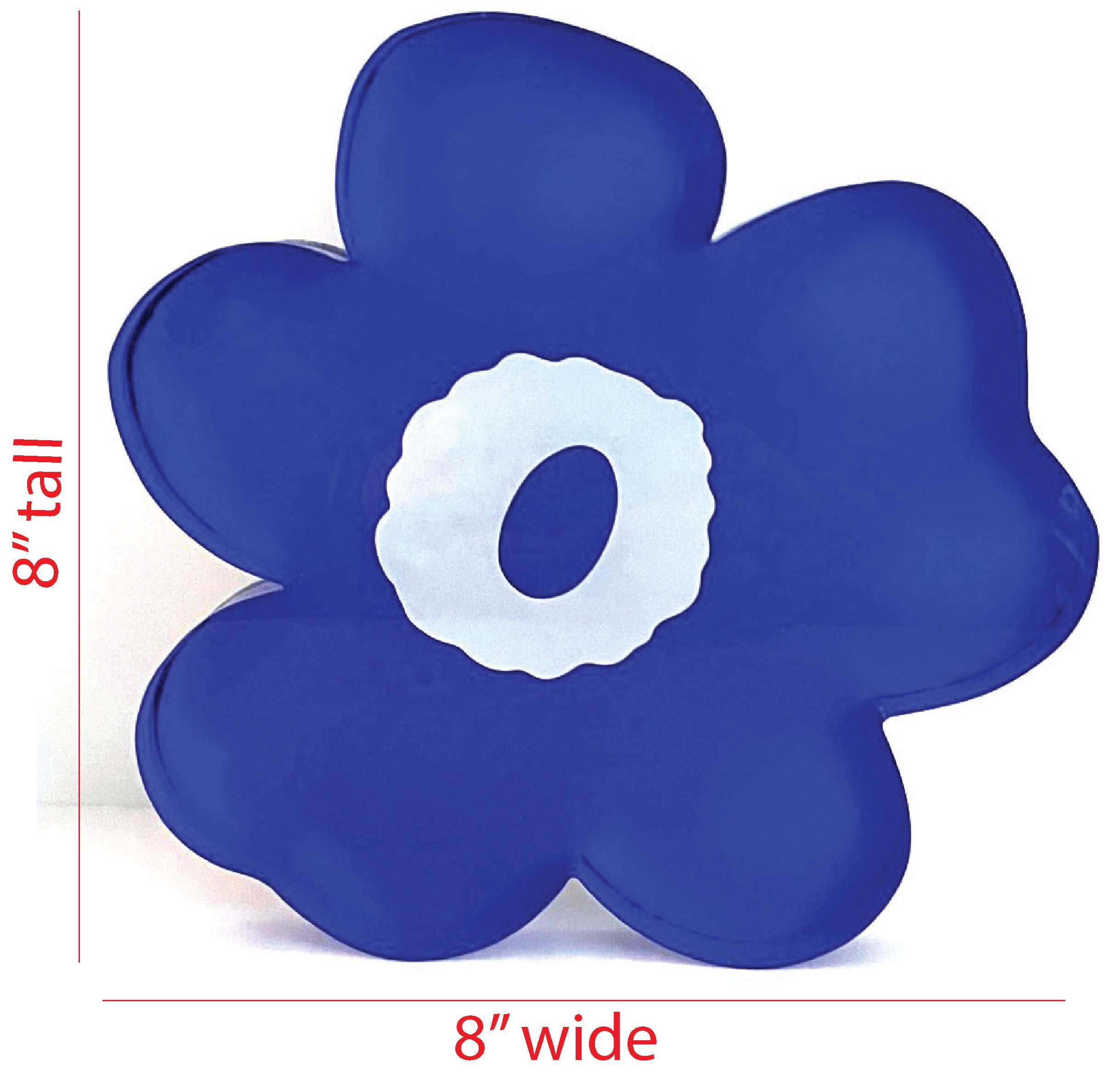 royal blue flower block