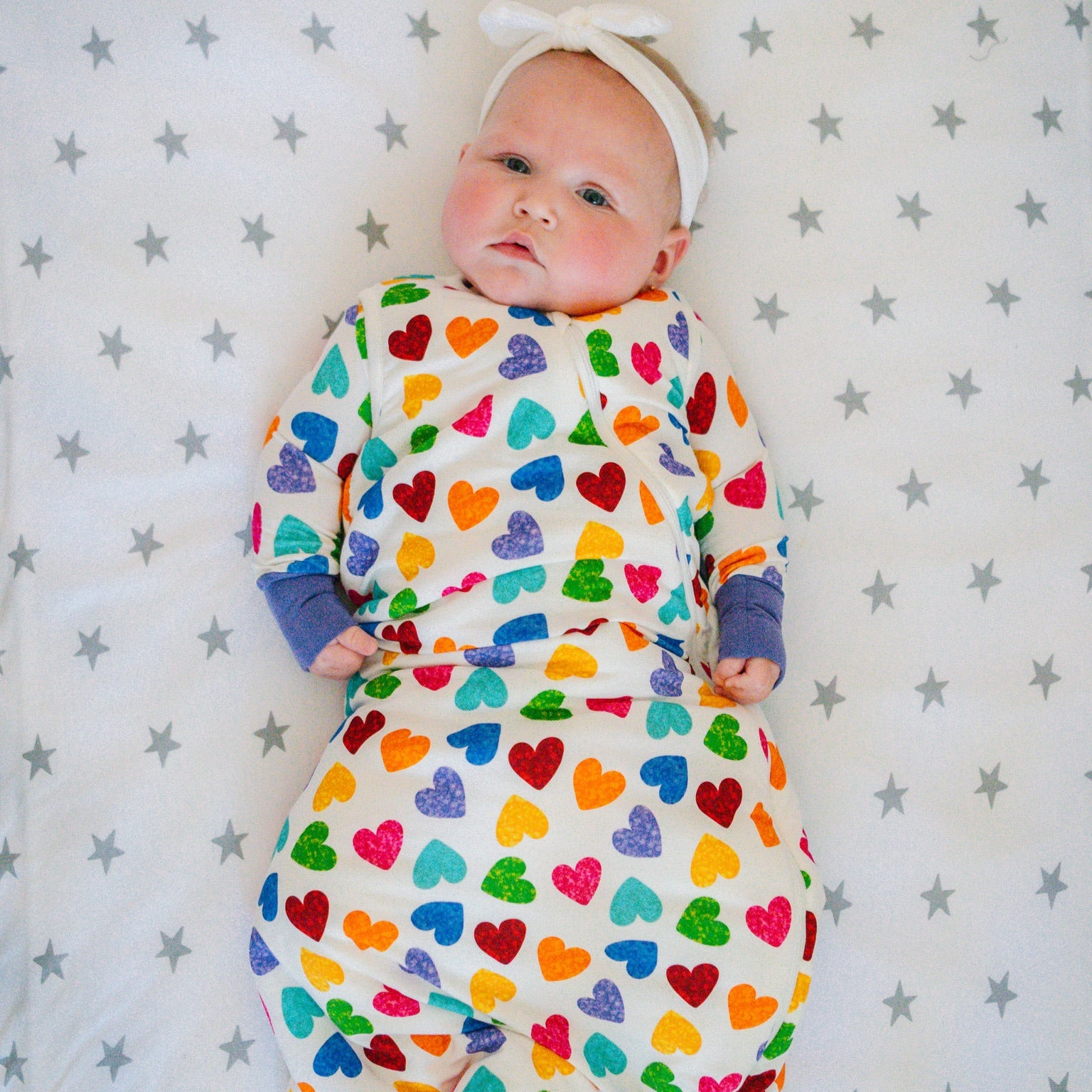 rainbow love sleep sack