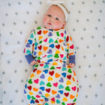 Load image into Gallery viewer, rainbow love sleep sack
