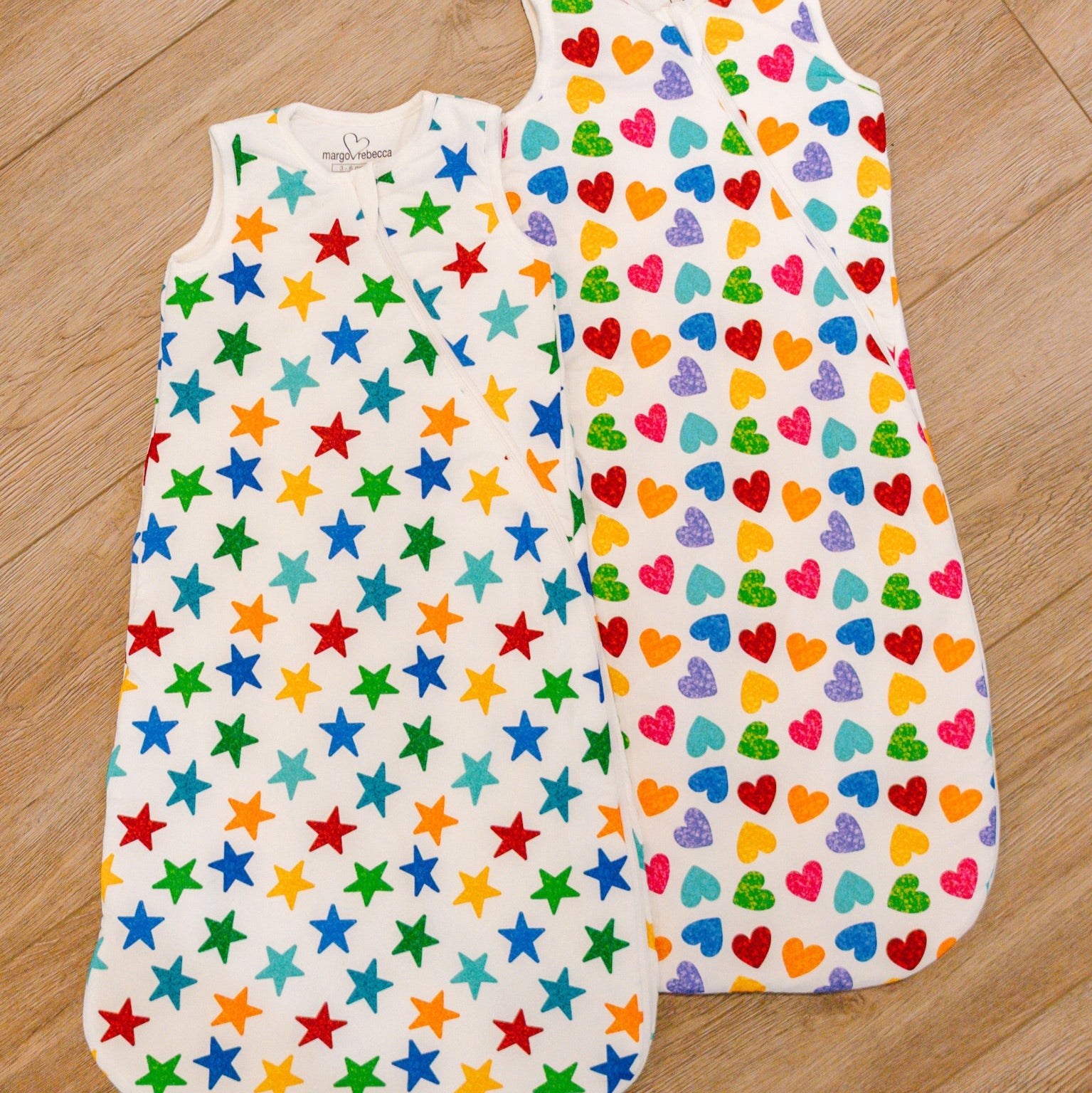 rainbow star sleep sack