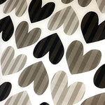 Load image into Gallery viewer, hearts &amp; stripes - grey
