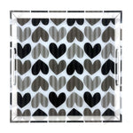 Load image into Gallery viewer, hearts &amp; stripes - grey
