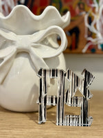 Load image into Gallery viewer, mini ahava - black &amp; white drips
