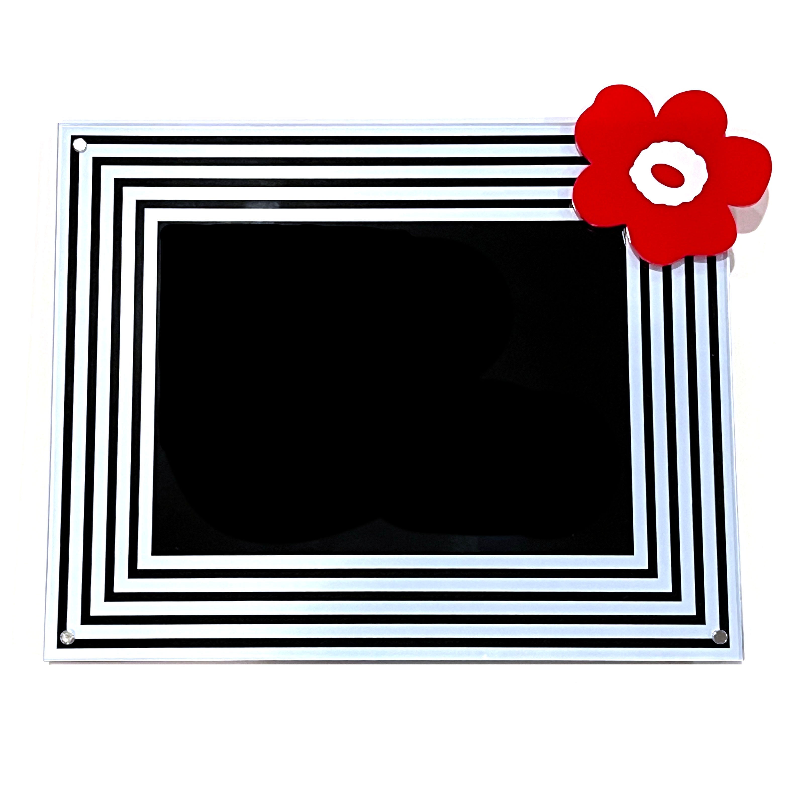 infinity picture frame with attachment