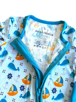 Load image into Gallery viewer, sail away with me pajamas
