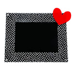 Load image into Gallery viewer, small polka dot picture frame with attachment
