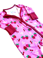 Load image into Gallery viewer, strawberry fields pajamas
