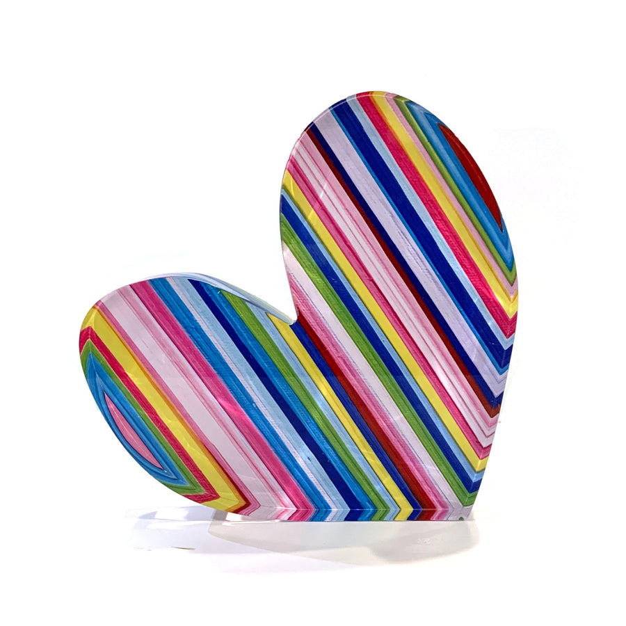 rainbow drips - heart block