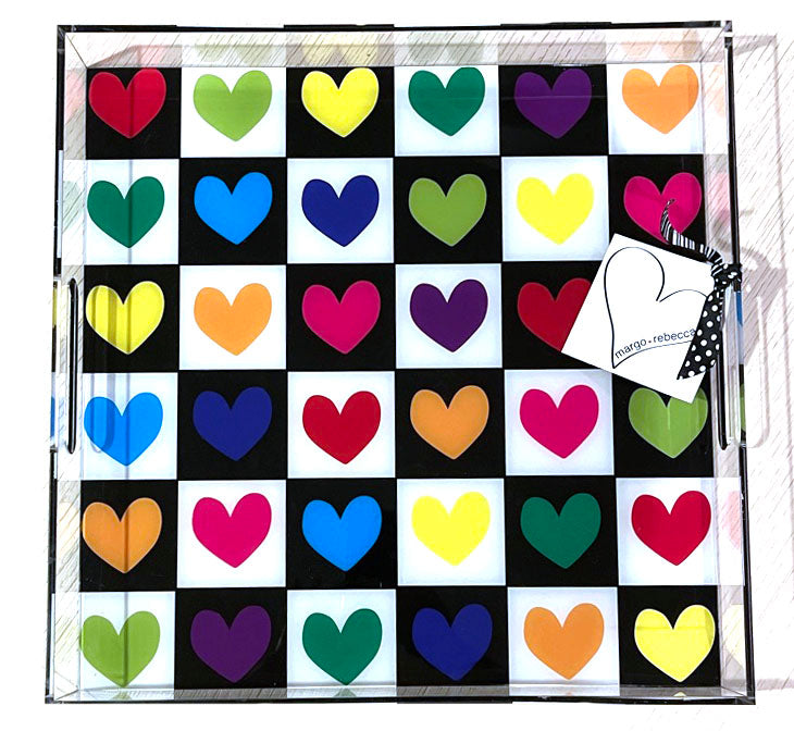 large tic tac love - 15" x 15"